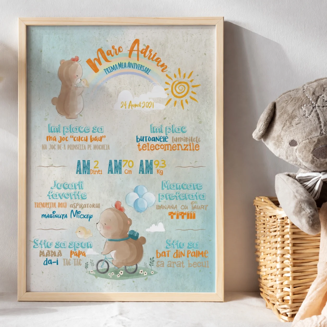 Tablou Prima Mea Aniversare Mezin Atelier